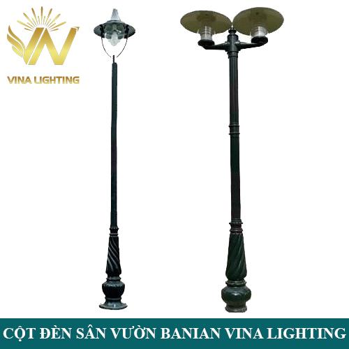 Cột đèn sân vườn Banian