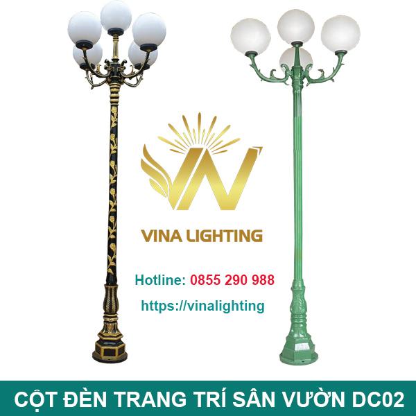 Cột đèn sân vườn DC02