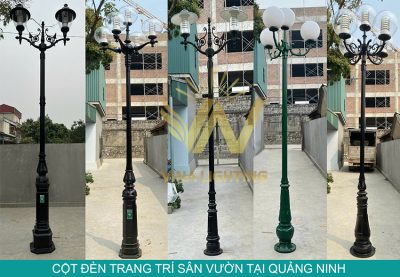 Cột đèn sân vườn tại Quảng Ninh