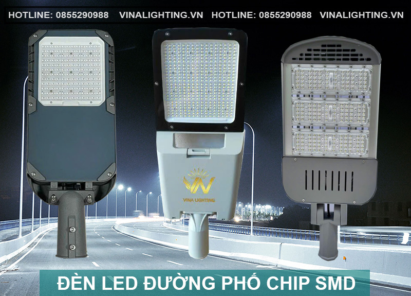 Mẫu đèn LED đường phố chip SMD