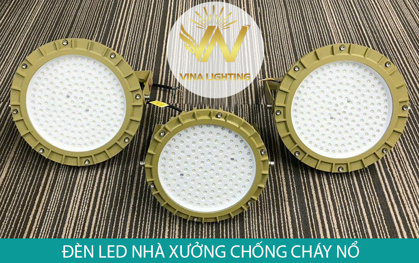 Mẫu đèn led nhà xưởng chống cháy