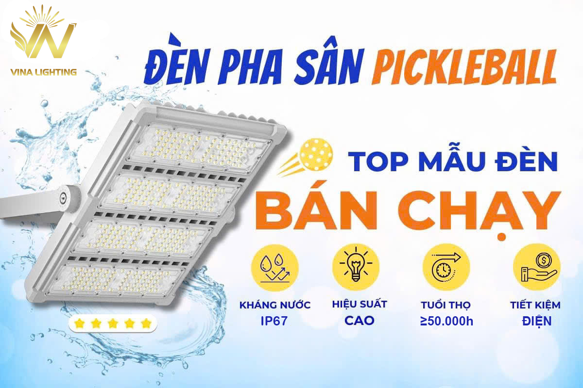 Đèn LED chiếu sáng sân Pickleball