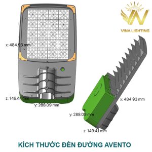 Kich thuoc den duong LED Avento