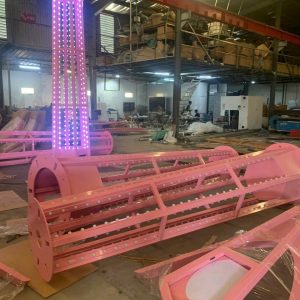 Sản xuất trụ đèn trang trí cây hoa ly