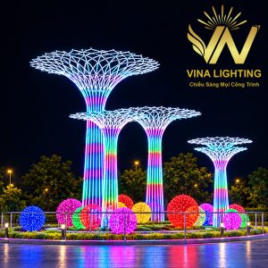 Vina Lighting Trụ đèn trang trí cây sinh trưởng đẹp