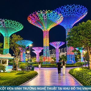 Trụ đèn trang trí cây sinh trưởng nghệ thuật Trụ đèn trang trí cây sinh trưởng nghệ thuật - Ảnh 2