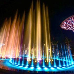 Trụ đèn trang trí hình tháp họa tiết trống đồng
